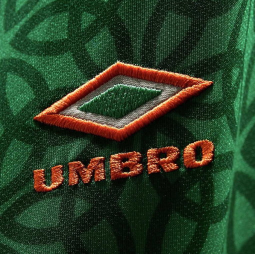 Ireland St. Patrick Umbro 17-3 Football Jersey Green - Image 4