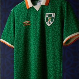 Ireland St. Patrick Umbro 17-3 Football Jersey Green
