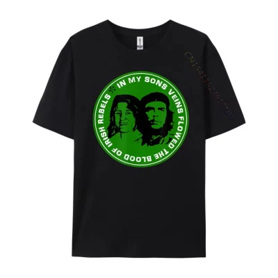 Alternative view of Bobby Sands & Che Guevara Irish Rebel Heroes Tribute T-Shirt
