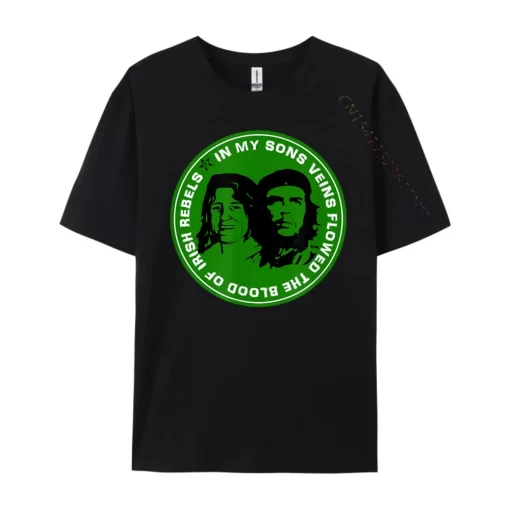 Bobby Sands & Che Guevara Irish Rebel Heroes Tribute T-Shirt - Image 2