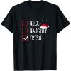 Naughty or Nice Irish T-Shirt – Funny Xmas Checklist T-Shirt