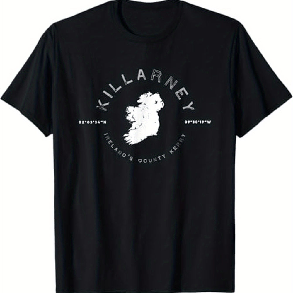 Killarney Ireland T-Shirt – County Kerry Irish Map Tee