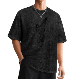 Black Irish Harp T-shirt – Subtle Celtic Style