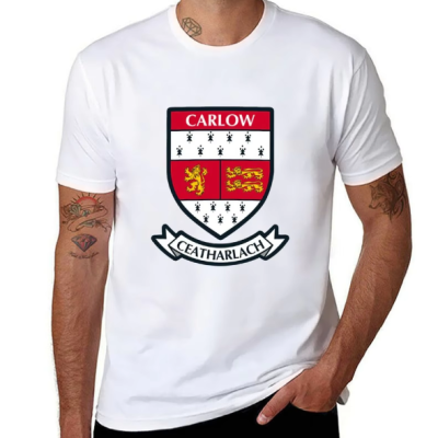 Carlow Gaa Crest T-shirt – Showcase Your County Carlow Pride