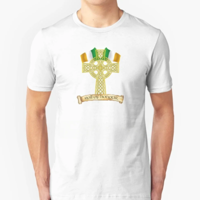 Celtic Cross Roll of Honour Irish Heritage T-shirt