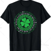 Irish Blessing Clover Design T-shirt