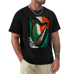 Irish Harp Tricolor Flag T-shirt