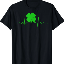 Irish Heartbeat Clover T-shirt