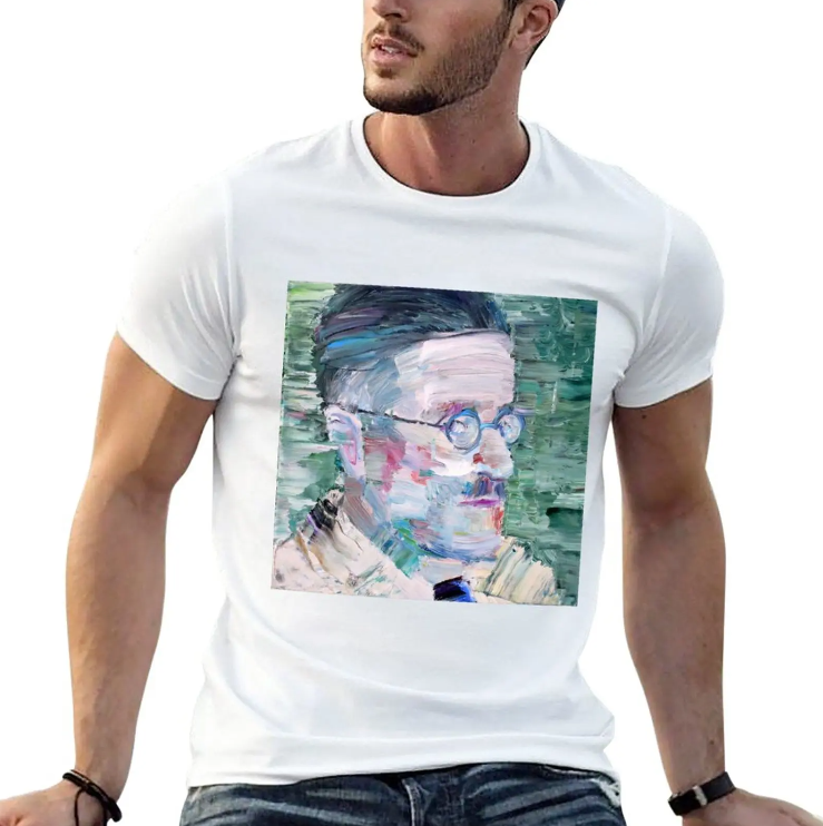 James Joyce Abstract Portrait T-shirt