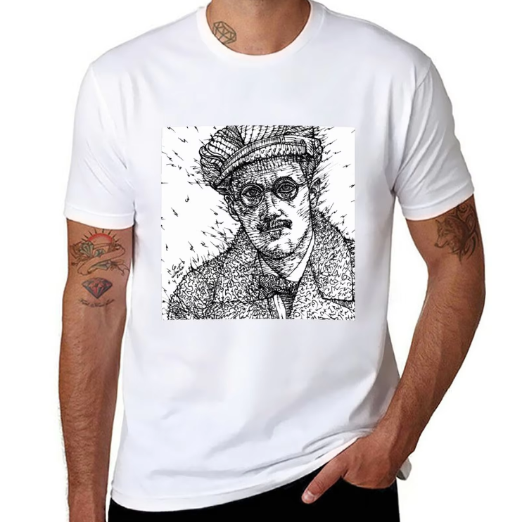 James Joyce Line Art T-shirt