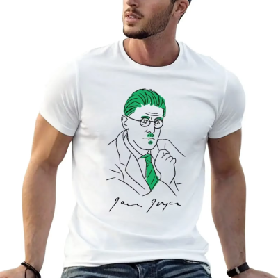 James Joyce Minimalist Line Art T-shirt