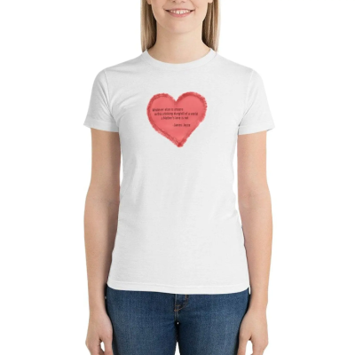 James Joyce Quote Heart T-shirt