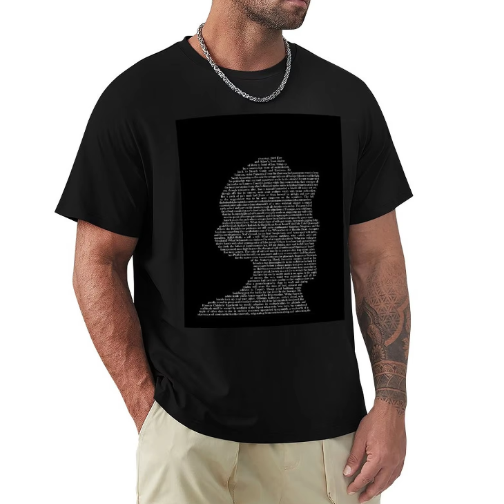 James Joyce Silhouette Text T-shirt