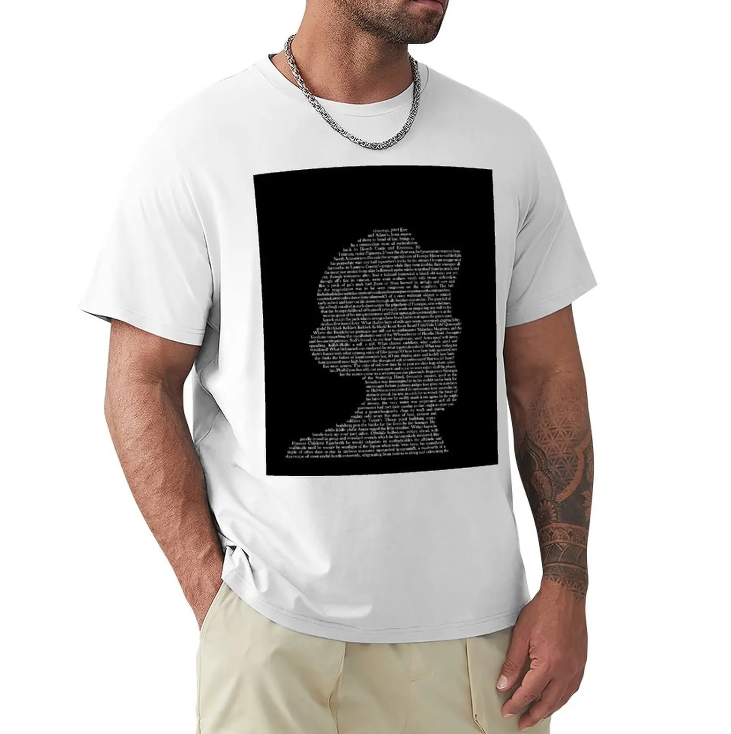 James Joyce Silhouette Text T-shirt