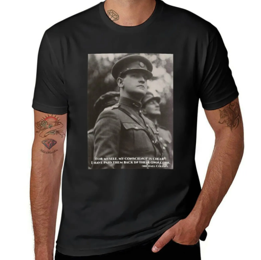 Michael Collins Tribute Revolutionary Leader T-shirt
