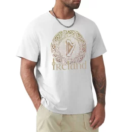 Ireland Celtic Harp Graphic T-shirt