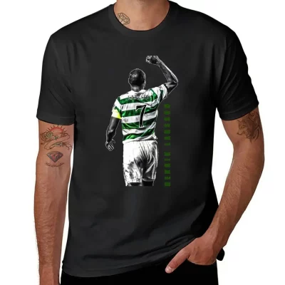Alternative view of Henrik Larsson Celtic Legend Tribute T-shirt