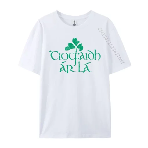 Tiocfaidh Ar La Vintage Irish Graphic Tee - Image 3