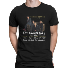 The Cranberries 25th Anniversary T-shirt – Celebrate Irish Rock Legacy