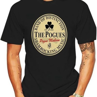The Pogues Shamrocking Music Graphic T-shirt