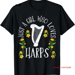 Just a Girl Who Loves Harps Tee