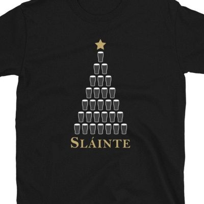 Sláinte Irish Christmas Shirt – Beer Tree Holiday Pub Tee