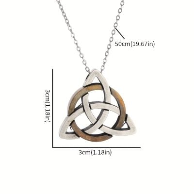 Celtic Trinity Knot Pendant Necklace
