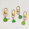 12pcs Irish St. Patrick’s Day Green Four-Leaf Clover Keychain