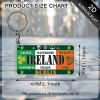 Irish-Themed Acrylic Keychain