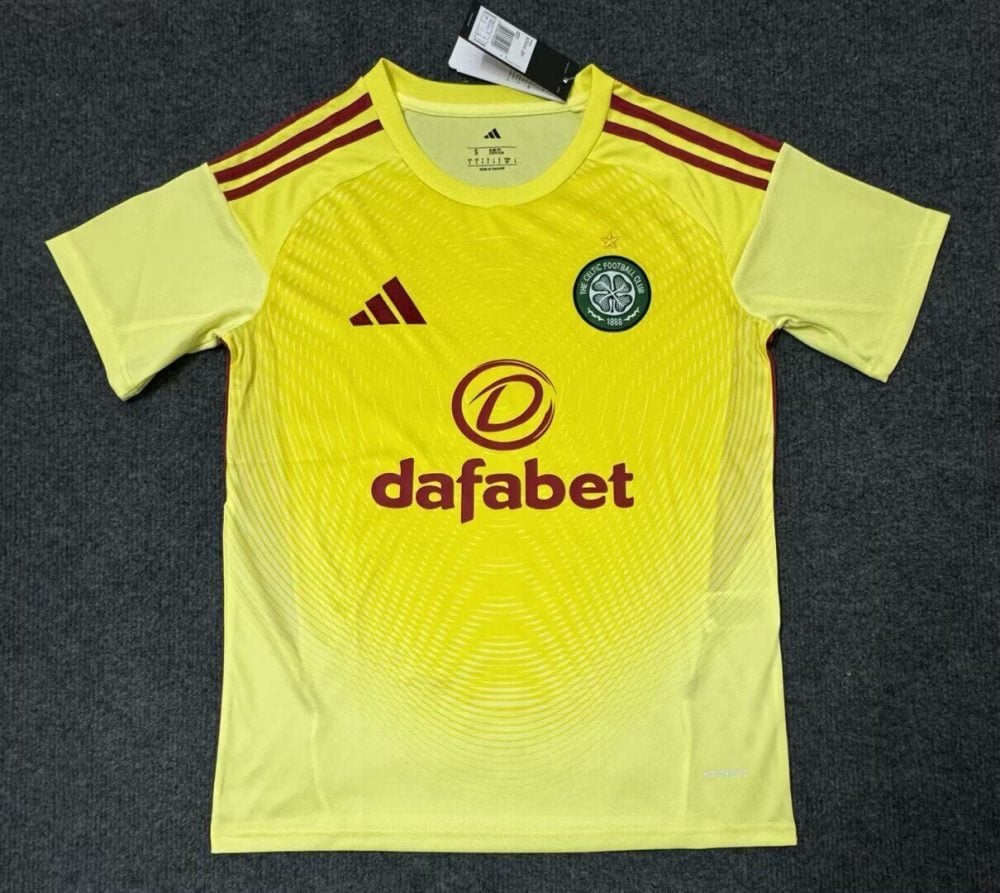 Celtic 2025-2026 Yellow Goalkeeper Jersey