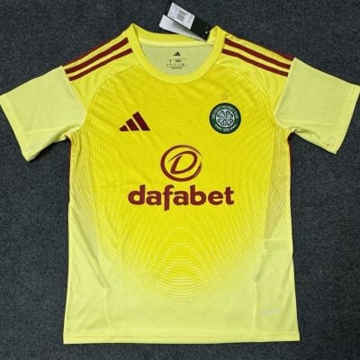Celtic 2025-2026 Yellow Goalkeeper Jersey