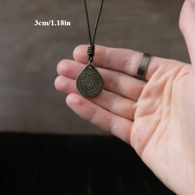 Men's Celtic Wolf Necklace