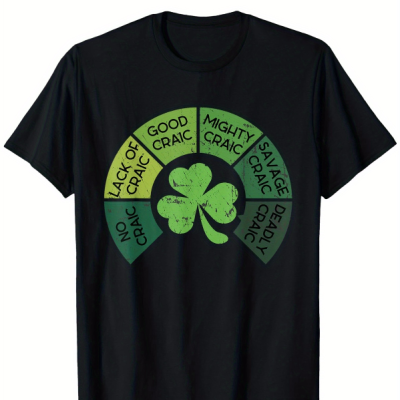 Craic-Ometer Saint Patrick's Day T-Shirt