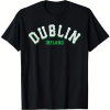 Dublin Ireland Vintage Collegiate Style T-shirt