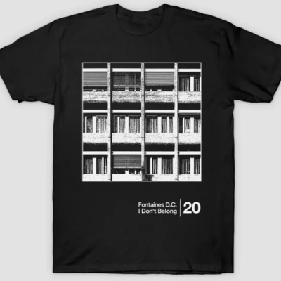 Fontaines DC I Don’t Belong Album Cover T-Shirt
