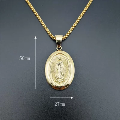 Virgin Mary Pendant Necklace