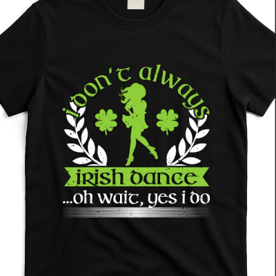 Irish Dance Costume T-Shirt – Feis & Shamrock Print