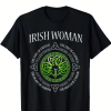 Men's Black Irish Witch Soul Shamrock T-Shirt