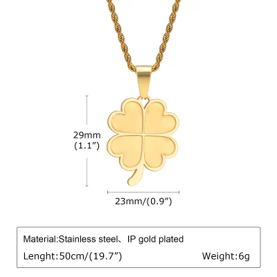 Lucky Four-Leaf Clover Necklace