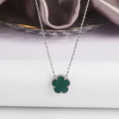 Five-Leaf Clover Pendant Necklace