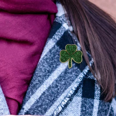 Irish Day Brooch Enamel Pin