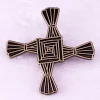 Saint Bridget's Cross Enamel Pin
