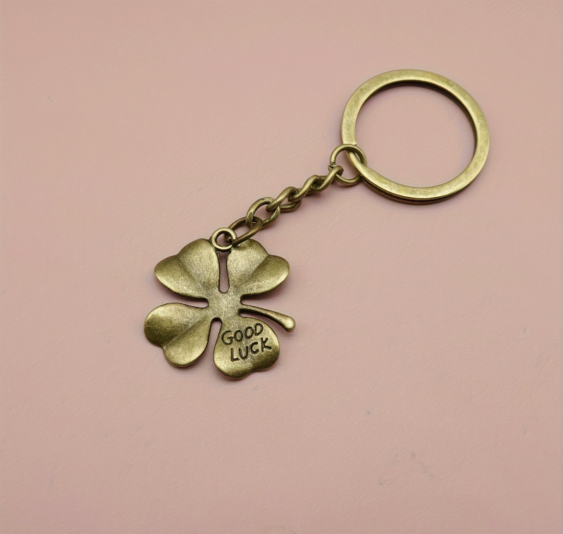 2024 Lucky Four-Leaf Clover Keychain 2024 Lucky Four-Leaf Clover Keychain
