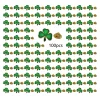 100pcs - St. Patrick's Day Shamrock Pin