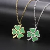 Vassago Four Leaf Clover Necklace