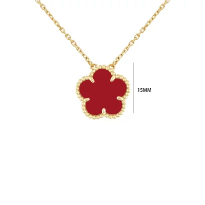Five-Leaf Clover Pendant Necklace