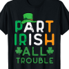 St Patricks Part Irish All Trouble Saint Paddys Women T-Shirt