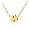 Stainless Steel Four-Leaf Clover Necklace