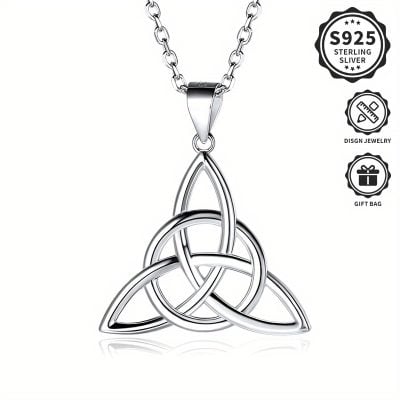 Elegant 925 Sterling Silver Women'S Necklace