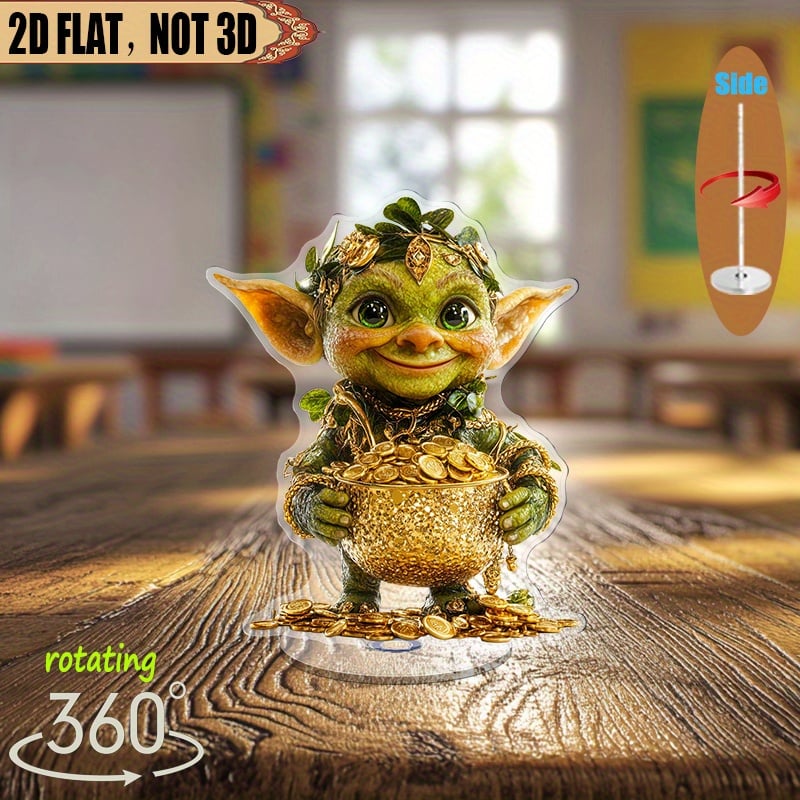 2D Flat, Rotating Goblin Decoration 2D Flat, Rotating Goblin Decoration